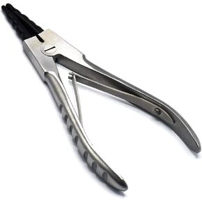 AAProTools Stainless Steel Ring Opening Pliers - Medium 6" Black Rubber Tips