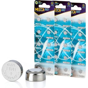 1.5V Alkaline Batteries - LR41, 192, 92A,LR736, and AG3 Battery - Button Coin Cell for Hearing Aids, Amplifiers, Clocks, Toys, Remotes, Calculators, Lasers, Long Lasting Power, Anti Corrosion, 30 Pcs