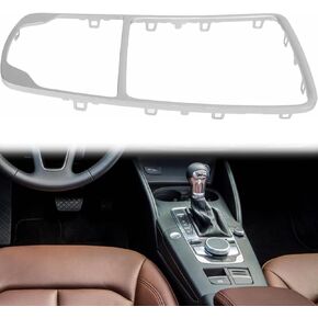 Center Console Gear Shift Panel Cover Surround Trim for 2013-2020 Audi A3 S3 RS3 Interior Frame Front Chrome ABS 8V0864260B3Q7 8V0864260A