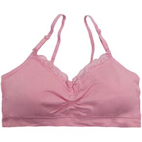 Coobie Seamless V-Neck with Lace Bra, Peony