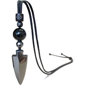 Handmade Natural black Tourmaline cross pendant necklace, good luck Feng Shui fortune protection healing and purification stone Against Negative Energies Jewelry for Women and Men