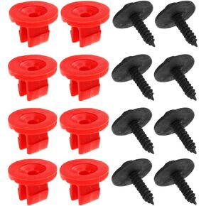 Mtsooning 10Sets Bottom Shield Fastener, 10PCS Engine Undertray Cover Clips, Splash Shield Guard Cover Screws Replacement for Ford