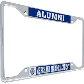 Desert Cactus United States Merchant Marine Academy Kings Point License Plate Frame Mariners USMMA Metal Car Tag Holder for Front or Back of Car Officially Licensed (Alumni)