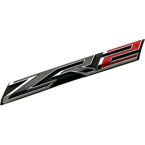 SSDD 2015-2019 ZR2 Grille Emblem Car Badge Replacement for Colorado GM 84240080 OEM (Black/Red) (CH-Grille-ZR2-1)