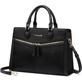 LOVEVOOK Womens Purses and Handbags, Pebbled Leather Black Purses for women Crossbody Handbags Satchel Bag