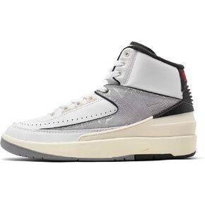 Jordan Men's 2 Retro Python White/Fire Red-Black-Sail (DR8884 102)