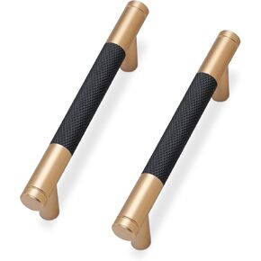 10 Pack Champagne Bronze Cabinet Pulls knurled 5 Inch Hole Centers Kitchen Cabinet Handles Drawer Pulls Cabinet Hardware