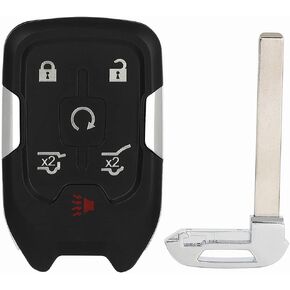 OCPTY 1 PCS Flip Key Entry Remote Control uncut Key Fob(Shell Case) Replacement for Suburban for Tahoe for GMC Yukon XL HYQ1AA 1551A-1AA 13508280 13580804 22984995 HYQ1AA 13580802