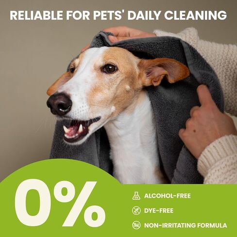 Ear Finger Wipes for Dogs & Cats, Thicker Dog Ear Cat Ear Wipes, Natural Relief Cat Ear Cleaner Dog, Effectively Remove Ear Wax for Dog Kitten Rabbit, Fresh Aloe Scent Deodorizing, 50 Count in Saudi Arabia