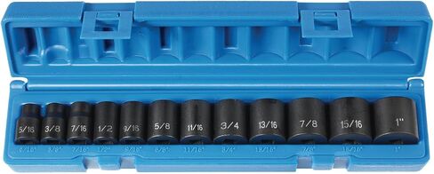 Grey Pneumatic (1213MSD) 3/8" Drive 13-Piece Semi-Deep Metric Socket Set in Kuwait