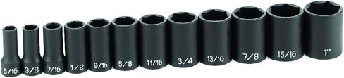Grey Pneumatic (1213MSD) 3/8" Drive 13-Piece Semi-Deep Metric Socket Set in Kuwait