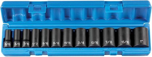 Grey Pneumatic (1213MSD) 3/8" Drive 13-Piece Semi-Deep Metric Socket Set in Kuwait