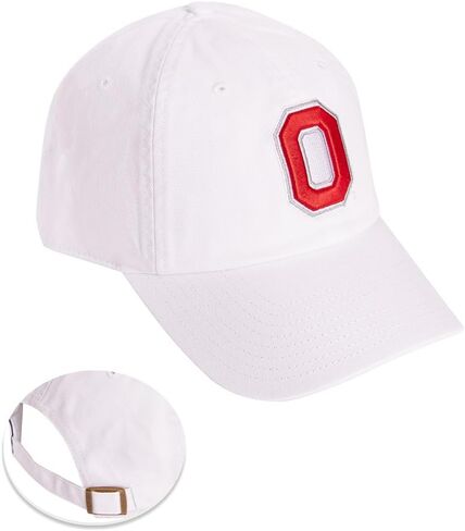 صبار الصحراء، قبعة بيسبول جامعة ولاية أوهايو، OSU Buckeyes، قبعات مطرزة، قبعة قابلة للتعديل، حزام قماش للبالغين (نمط C1) أحمر in Saudi Arabia