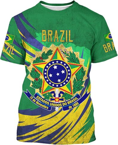 Traditional 3D Graphic Printed Unisex Shirts Casual Short Sleeve Tee in Kuwait