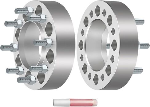 SCITOO 2Pcs 2" Wheel Spacers 8x6.5 Studs 9/16 121mm 8Lug Hubcentric Wheel Spacers Fit for Ram 3500 2500 for Dodge Ram 3500 Ram 2500 in Saudi Arabia