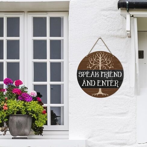 علامة مضحكة لعدم التماس للباب الأمامي، علامة معلقة خشبية غير مرحب بها لشرفة الباب الأمامي للمنزل، علامة عدم الإزعاج in Kuwait