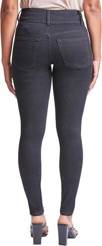 بنطلون جينز نسائي YMI من Royalty For Me مكون من 3 أزرار أساسية مرتفع الارتفاع مع جيوب أمامية عملية in Kuwait