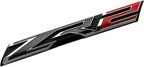SSDD 2015-2019 ZR2 مصبغة شعار سيارة بديلة لشارة كولورادو GM 84240080 OEM (أسود/أحمر) (CH-Grille-ZR2-1) in Kuwait