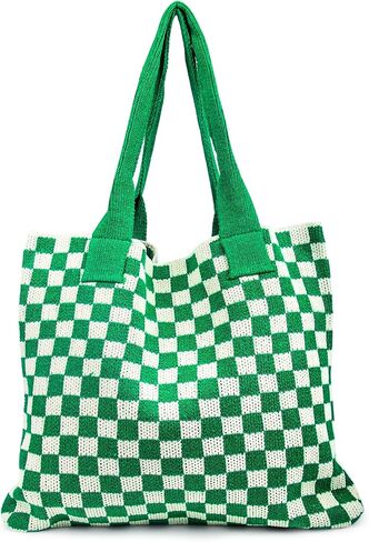 Crochet Bags for Women Summer Beach Tote Bag Large Capacity Shoulder Bag Aesthetic Hobo Bag Knit Bag Hippie Bag in Kuwait