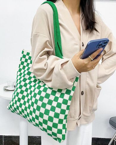 Crochet Bags for Women Summer Beach Tote Bag Large Capacity Shoulder Bag Aesthetic Hobo Bag Knit Bag Hippie Bag in Kuwait
