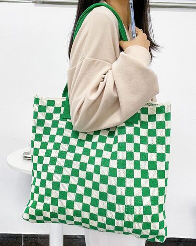 Crochet Bags for Women Summer Beach Tote Bag Large Capacity Shoulder Bag Aesthetic Hobo Bag Knit Bag Hippie Bag in Kuwait