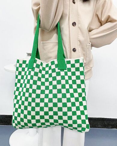 Crochet Bags for Women Summer Beach Tote Bag Large Capacity Shoulder Bag Aesthetic Hobo Bag Knit Bag Hippie Bag in Kuwait