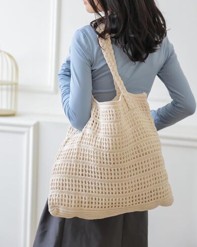 Crochet Bags for Women Summer Beach Tote Bag Large Capacity Shoulder Bag Aesthetic Hobo Bag Knit Bag Hippie Bag in Kuwait