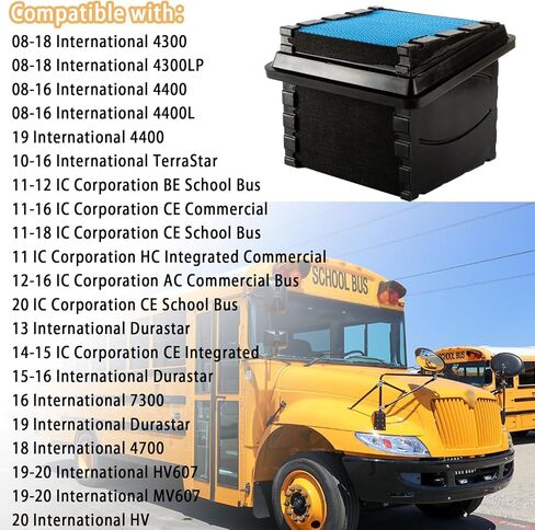 فلتر هواء 2517298C1 P623400 متوافق مع موديلات 08-20 IC Corporation الدولية يستبدل WIX WA10804 BALDWIN PA32001 CARQUEST 93785 in Kuwait