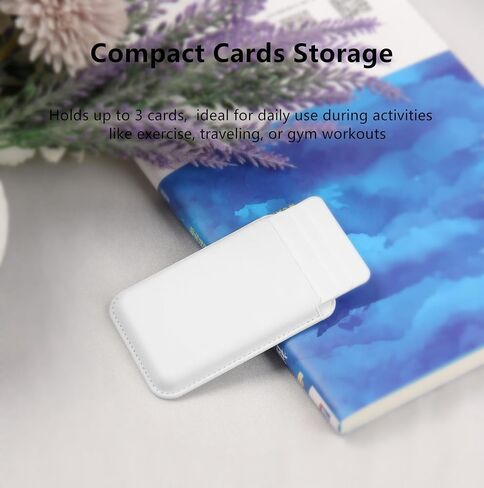 Magnetic Phone Wallet Compatible with Apple MagSafe, Minimalist Leather Wallet, RFID-Blocking Card Holder for iPhone 16 Pro Max/16 Plus/16, for iPhone 15 Pro Max/15 Plus/15 Pro/14/13/12-Brown in Saudi Arabia