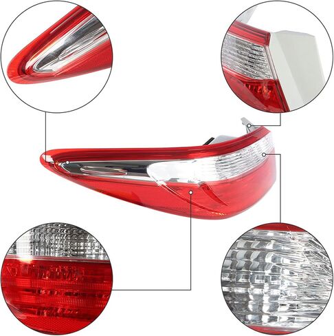 GENRICS Tail Light Replacement for 2015-2017 Toyota Camry 8155006640 Turn Signal Light Bumper Light Stop Warning Lamp Brake Light Car Tail Lights in Saudi Arabia