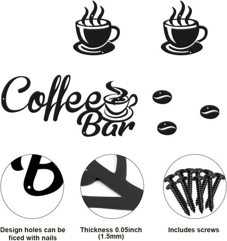 ديكور الحائط، ديكور جدار غرفة المعيشة، فن جدار القهوة لغرفة المعيشة، ديكور جدار غرفة المعيشة، ديكور جدار الفن المعدني، ديكور جدار المكتب، ديكور جدار أسود، ديكور جدار غرفة الطعام، عمل فني لديكور الحائط in Kuwait