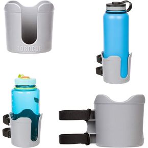 Plus, (Black), Add-On Accessory XL Extension Cup Holder, Larger Drink Capacity, Perfect for Boats, Golf Carts, Walkers, Wheelchairs and Work. Made in USA (Includes 1)