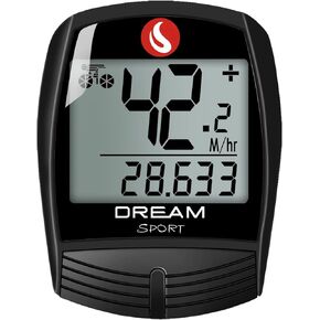 Bike Computer Bicycle Speedometer and Odometer 16-Function Wired Bike Computer Waterproof DCY016