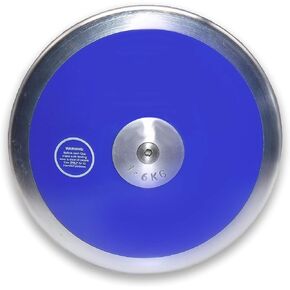 RT Blue Vector high School Boy's 1.6 kg Discus. Lo Spin 70% Rim Weight. 1.6 kg Track & Field Discus. Best in It's Class. One Year Warranty.