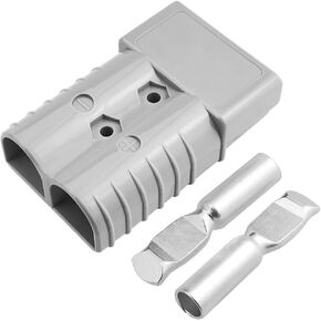 WMYCONGCONG 350A Battery Quick Disconnect Connector Plug Kit for Trailer Winch Connector Grey (350A)