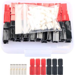 20 Pair 30AMP Quick Disconnect Power Terminals Connectors, Red Black Quick Connect Battery Connector Modular Power Connectors Set
