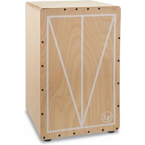 Latin Percussion Mona Tavakoli Signature MT Box Cajon, Natural, 18" x 11 3/4" x 12" (LP14431)