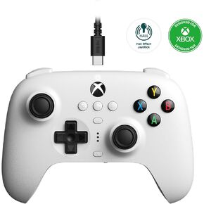 وحدة تحكم سلكية 8Bitdo Ultimate لأجهزة Xbox Series X وXbox Series S وXbox One وWindows 10 وWindows 11 - مرخصة رسميًا (أبيض) in Kuwait