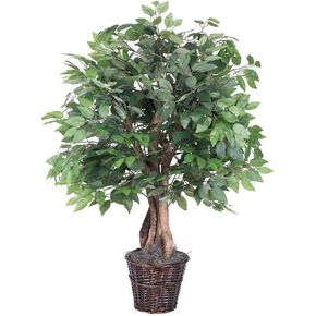 Vickerman TXX0140 TXX0140 Everyday Ficus Bush، أخضر داكن، 4'