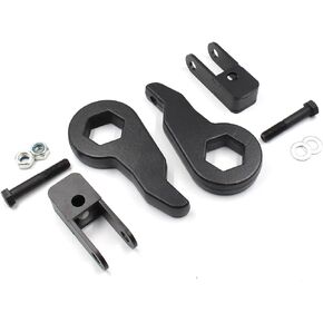 1"-3" Torsion Bars Key with Shock Extender Brackets Compatible with 1999-2007 Chevrolet Silverado & GMC Sierra 1500 1-3 Inch Forged Adjustable Suspension Leveling Lift Kits