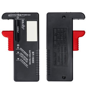 Eyech Digital Battery Volt Tester,Universal Digital LCD AA/AAA/C/D/9V/1.5V Button Cell Battery Volt Tester BT-168D Electric Test Battery Volt Tester for Household Batteries