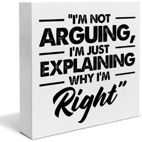 Funny Office Desk Decor Sign Humor Office Cubicle Box Sign Sarcastic Office Decorations for Work Women Men, Cute Cubicle Desk Accessories Supplies