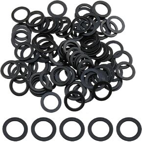 ZZHXSM 100PCS Skateboard Speed Washer Truck Axle Washer Ring 8x11x12MM Black Skateboard Slip Wire Spacer Suitable for Fishboard Skateboard and Longboard