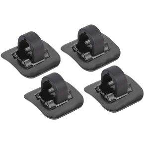 Vbestlife 4 قطع Mtb Road Mountain Bike دليل أنبوب كابل الفرامل، الألومنيوم ycle Cclips مشبك كابل دليل محول ناقل الحركة الإطار C مشبك (أسود) دراجة C مقاطع الإسكان خرطوم دليل المشابك الدراجة