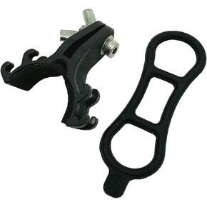 Thinvik Bike Race Number Plate Holder Cycling Number Mount - Quick Release with Rubber Bands（Include Number Plate）