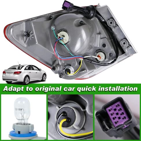 Tail Light Compatible with Chevrolet Cruze 2011-2015 Cruze Limited 2016 Rear Taillights Lamp Assembly Left Driver Side Brake Light Replace 96828250 GM2804107 in Saudi Arabia