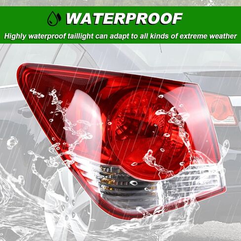 Tail Light Compatible with Chevrolet Cruze 2011-2015 Cruze Limited 2016 Rear Taillights Lamp Assembly Left Driver Side Brake Light Replace 96828250 GM2804107 in Saudi Arabia