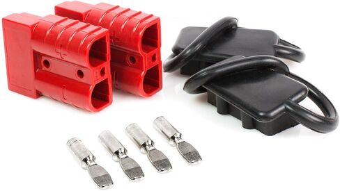 2-4 Gauge Battery Quick Connect/Disconnect (2 Pack) 175 Amps Wire Harness Plug for Winch or Trailer in Kuwait