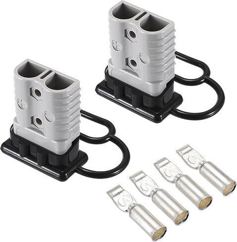 OwnMy 2PCS 175Amp Battery Quick Connect/Disconnect Connectors for Winch Towing Trailer, 1/0 AWG Quick Connect Battery Terminal Connectors Fits 12V Cable Battery Quick Connect Disconnect Plug Kit in Saudi Arabia