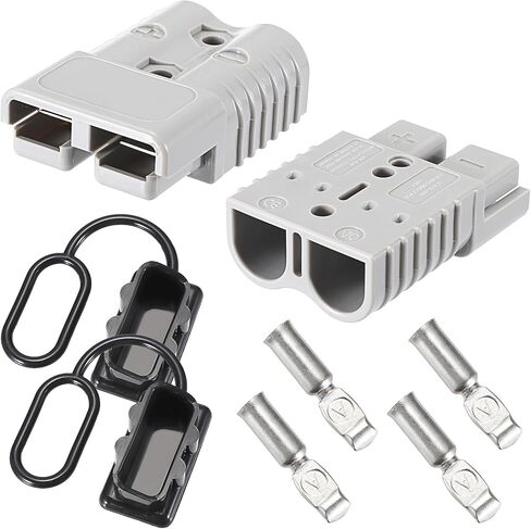 OwnMy 2PCS 175Amp Battery Quick Connect/Disconnect Connectors for Winch Towing Trailer, 1/0 AWG Quick Connect Battery Terminal Connectors Fits 12V Cable Battery Quick Connect Disconnect Plug Kit in Saudi Arabia